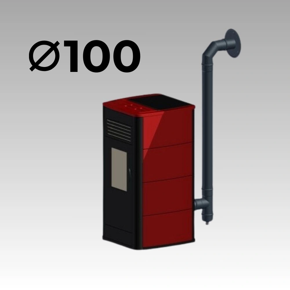 TUBULATURA PREMIUM PELETI FI100 - SEMINEE / SOBE