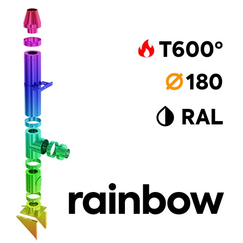 Componente fi 180 Rainbow 50 SKD